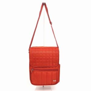 Lug Moped Day Pack Quilted Sunset Orange Travel Crossbody Bag